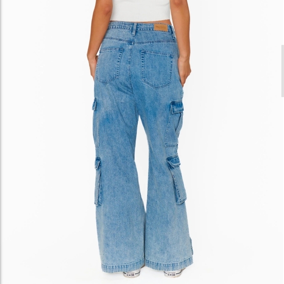 NWT Show Me Your MuMu Thw Cargo Jeans. Size 31 - Picture 3 of 12